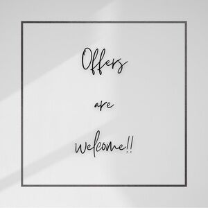 •REASONABLE OFFERS ARE WELCOME!!♥️